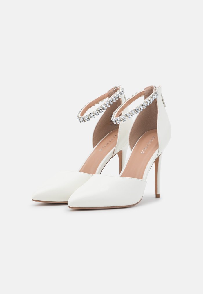 Talons Anna Field Zip UP Blanche Femme | ZUK-3349762